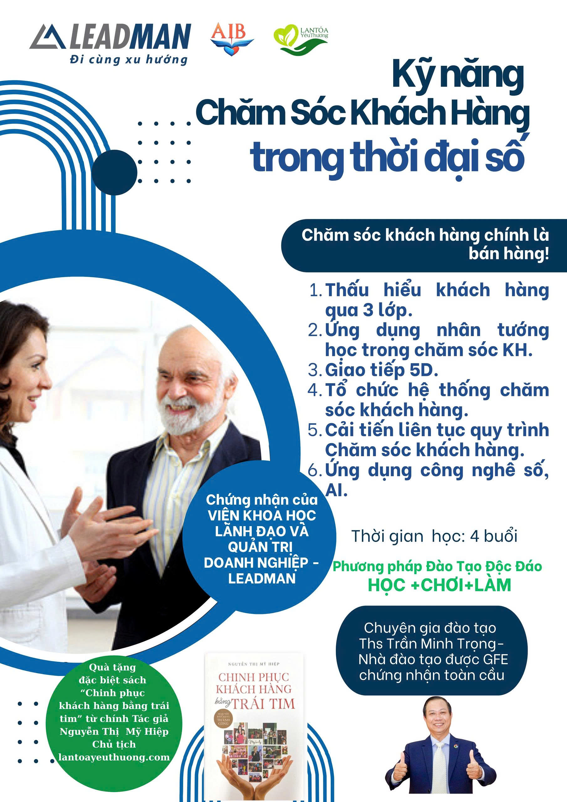 Lớp Kỹ năng chăm sóc khách hàng thời đại số 2025